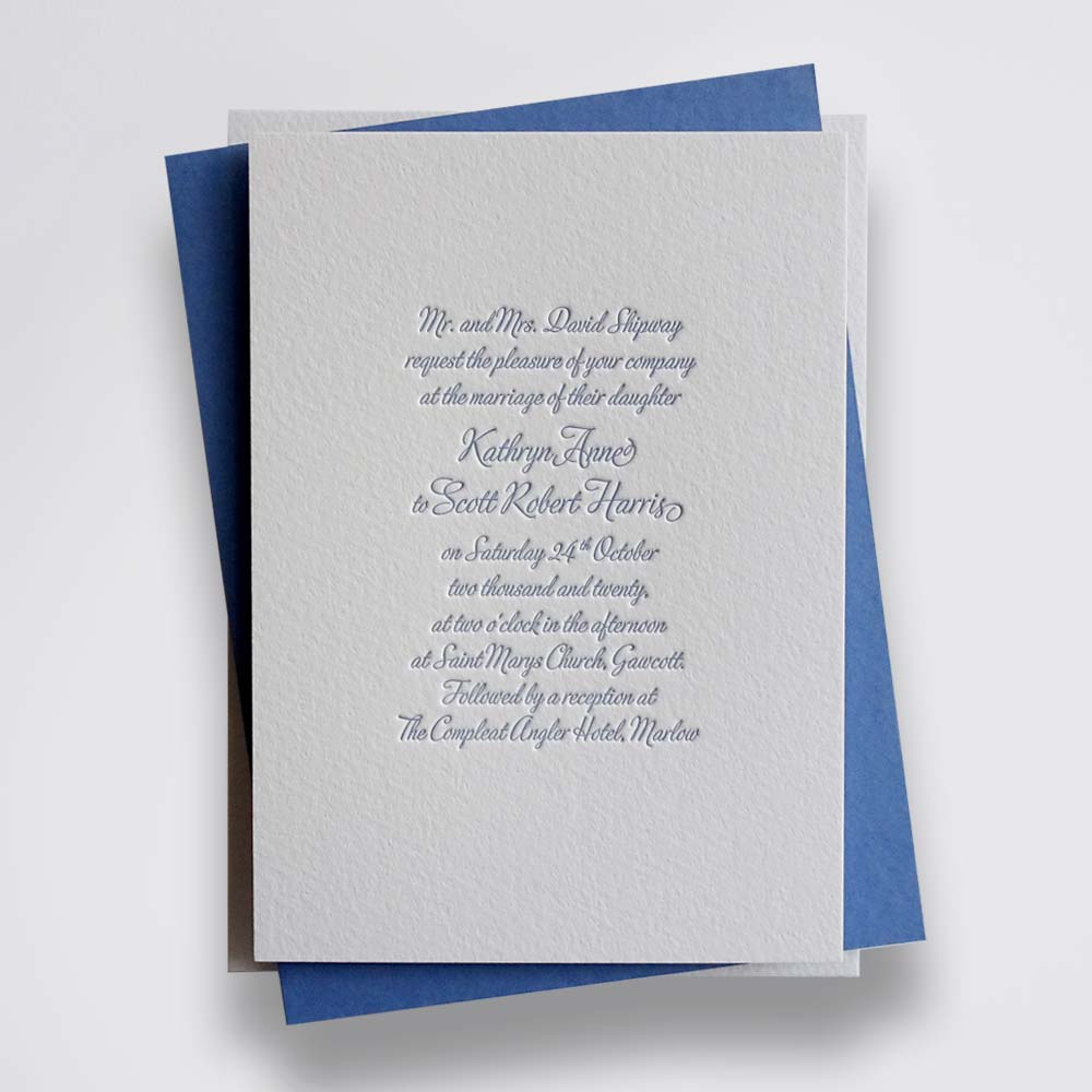 Emily wedding stationery