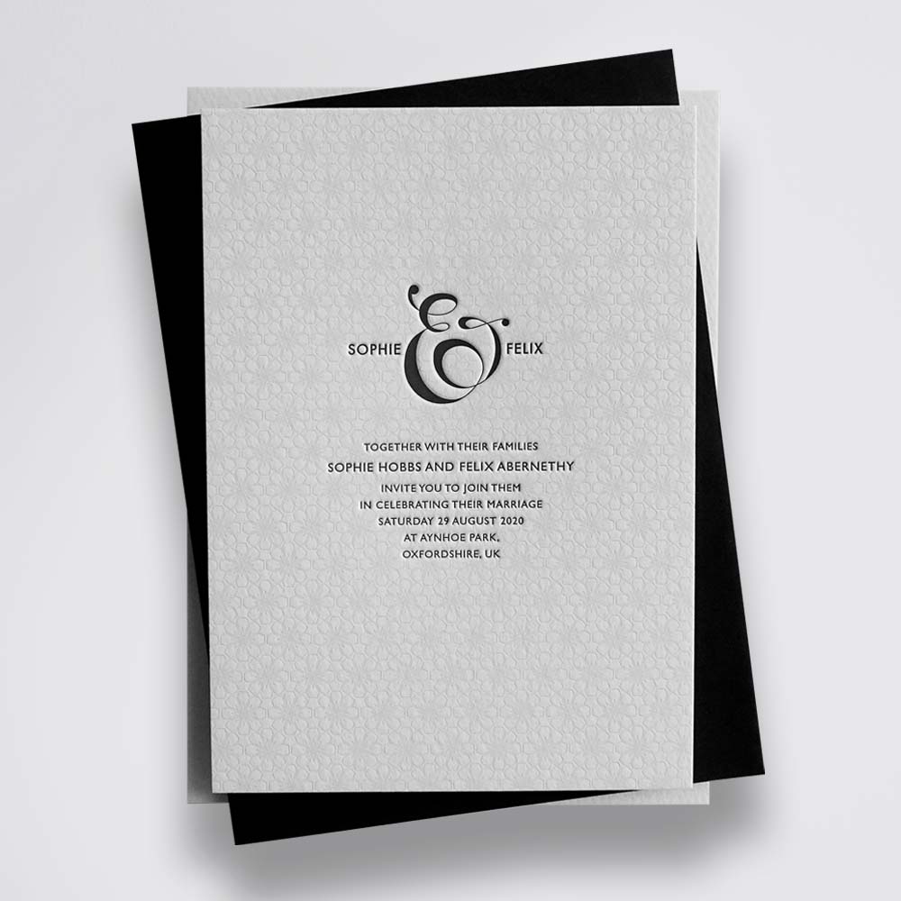 Eve letterpress wedding stationery