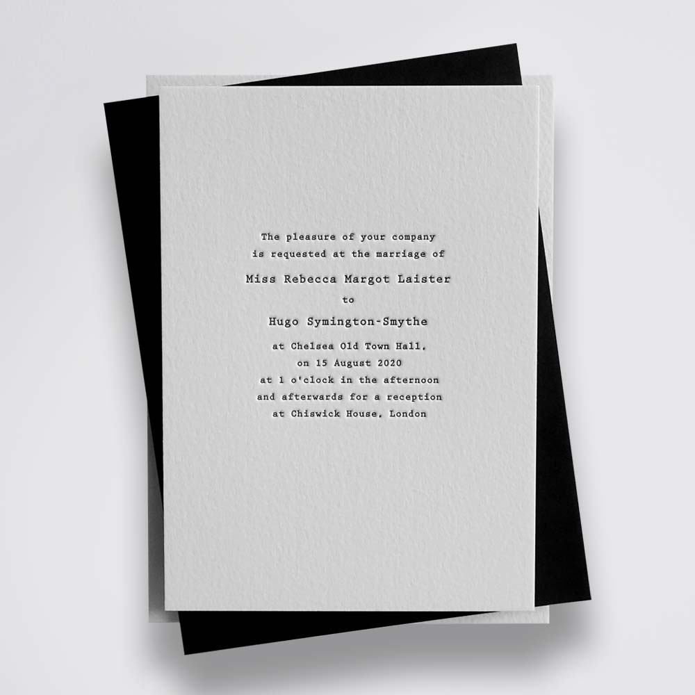 Felicity wedding stationery