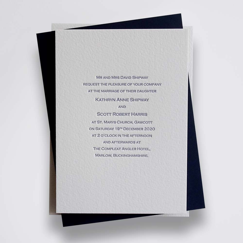 Grace wedding stationery