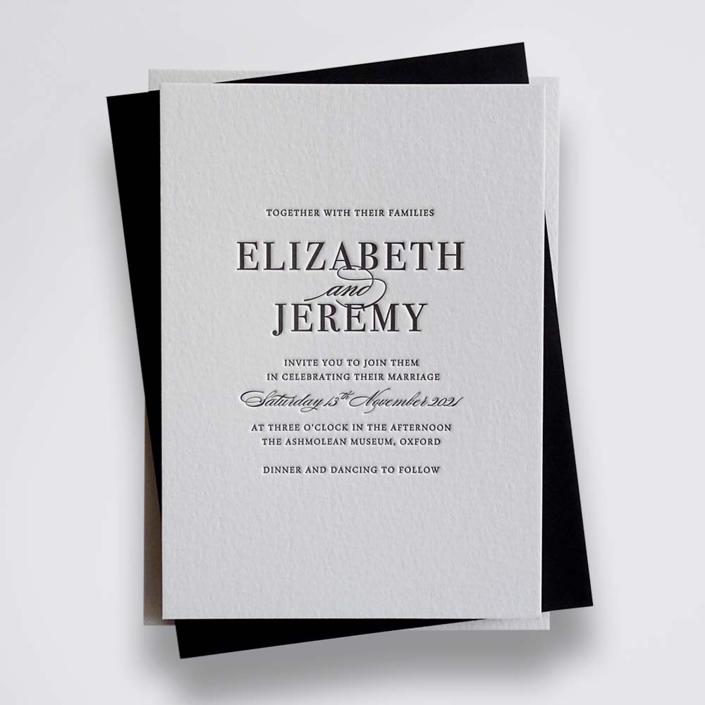 Jade wedding stationery