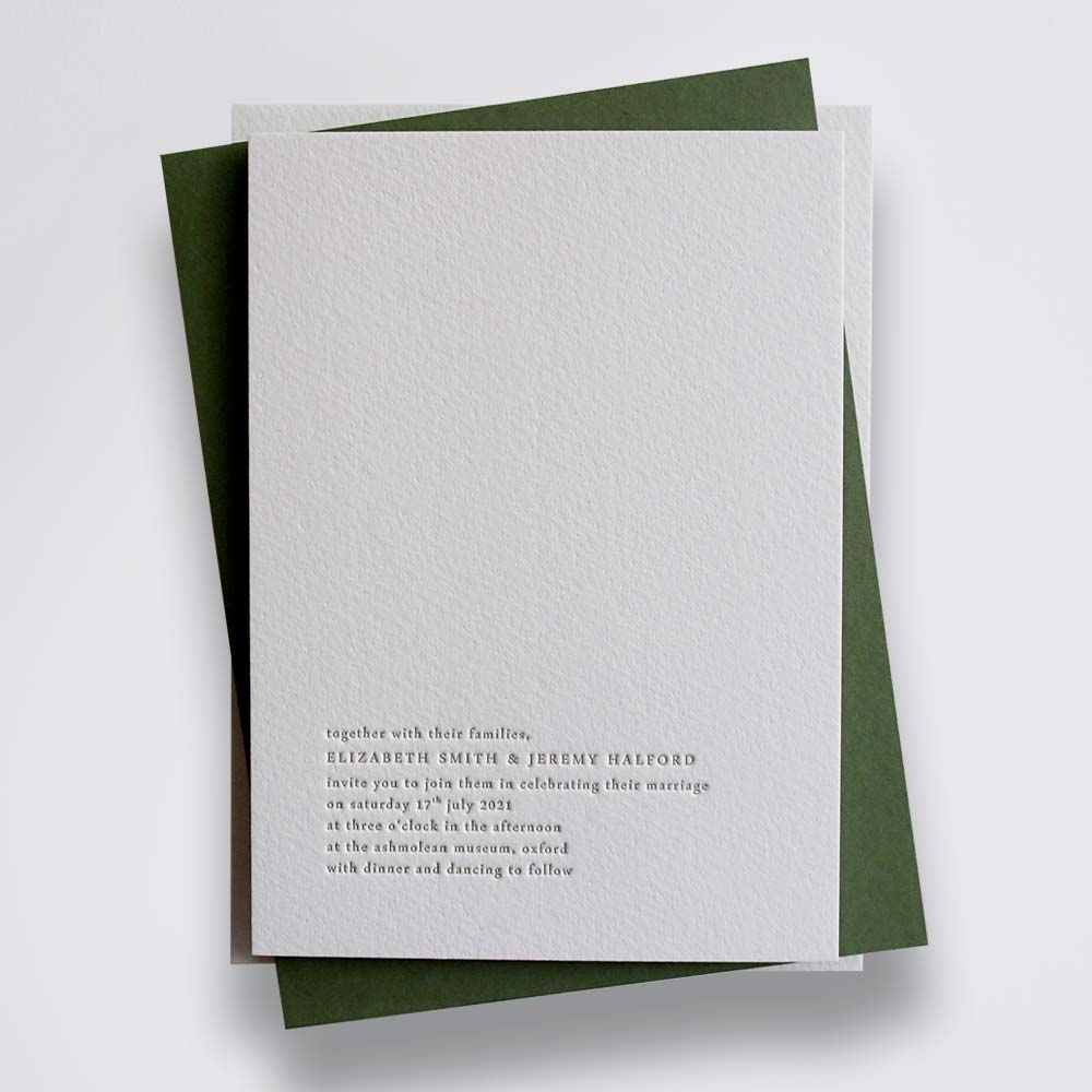 Madeleine wedding stationery