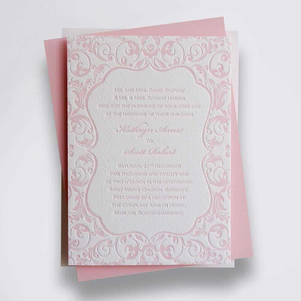 Olivia wedding stationery