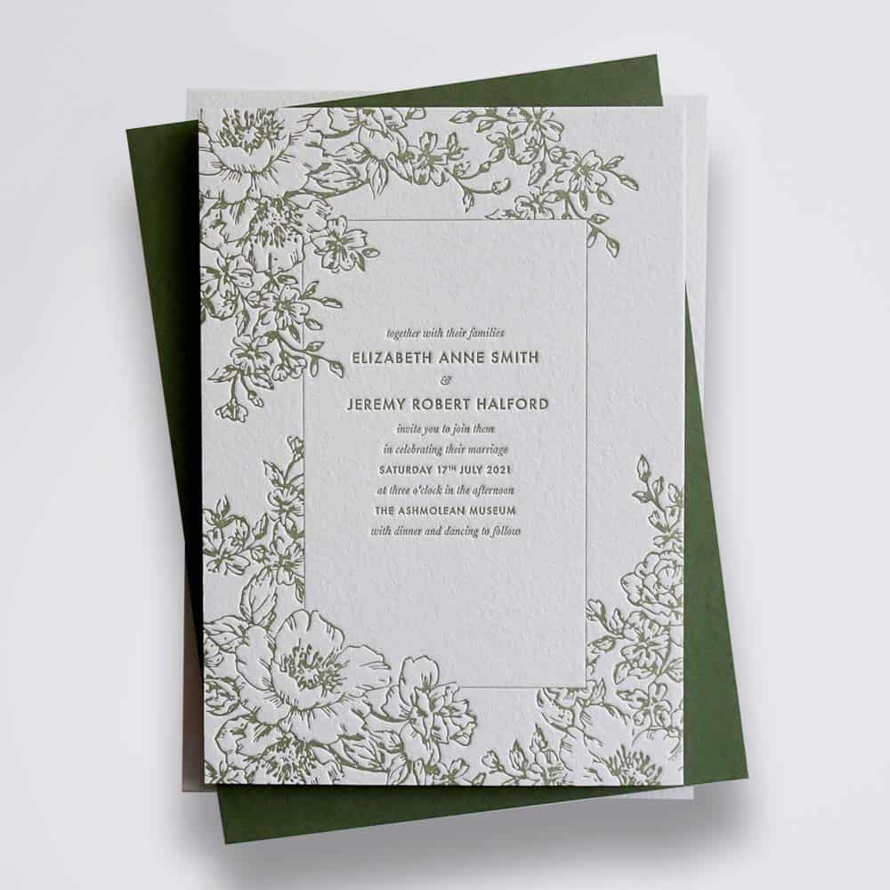 Poppy wedding stationery