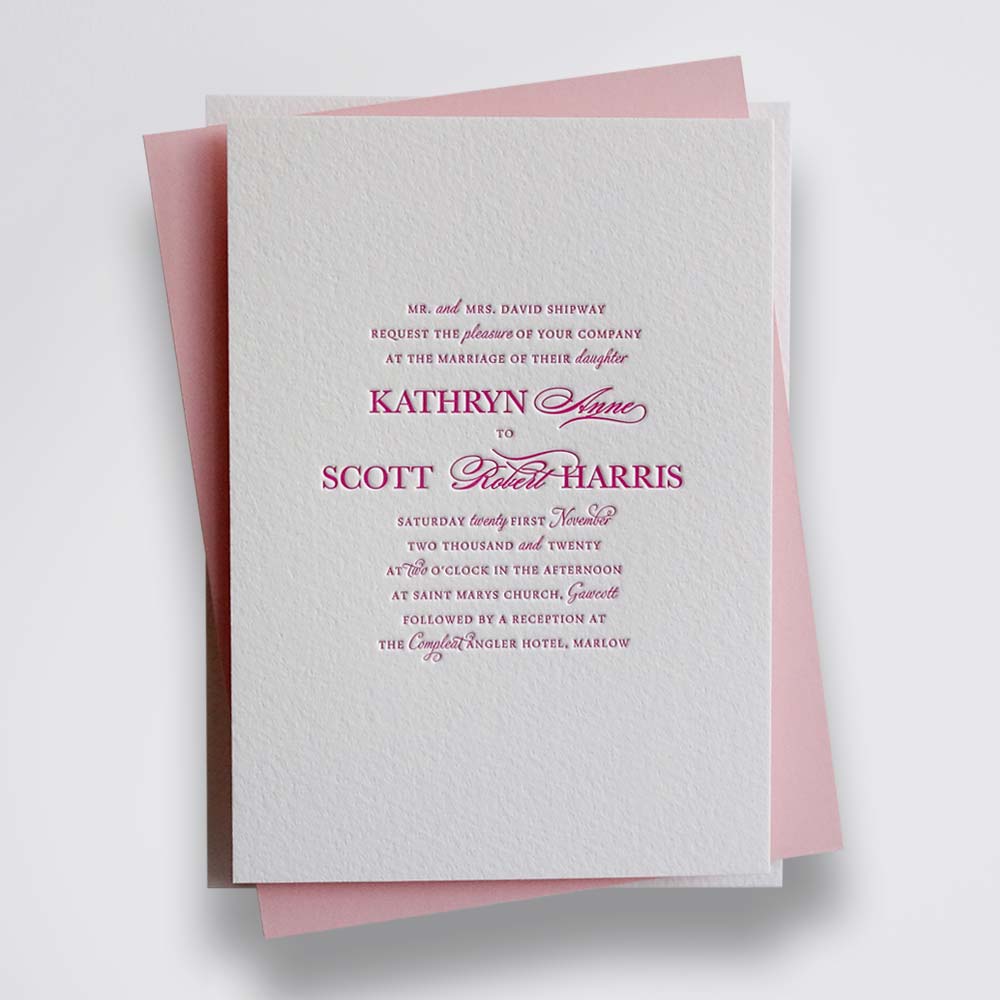 Samantha wedding stationery