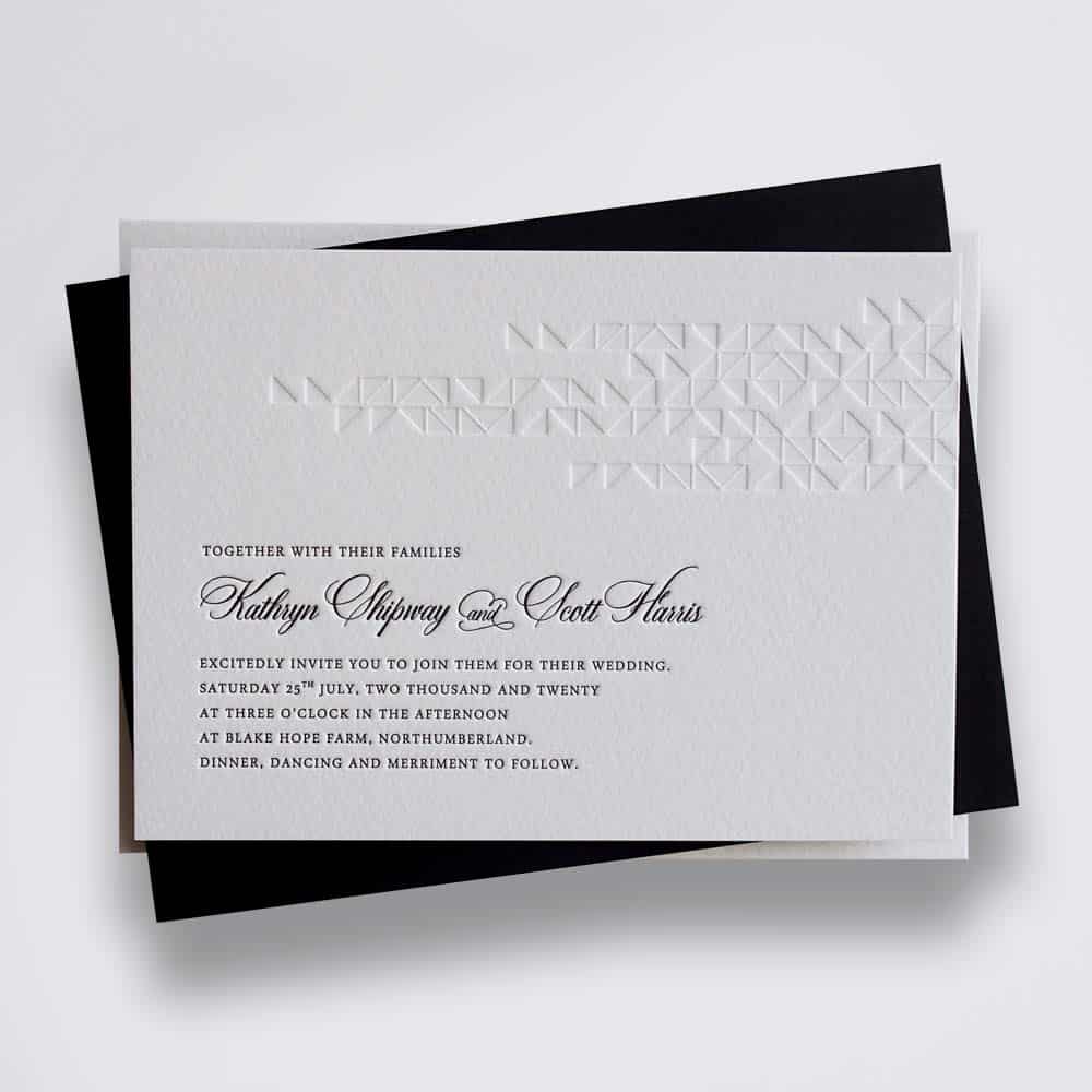 Zoe wedding stationery